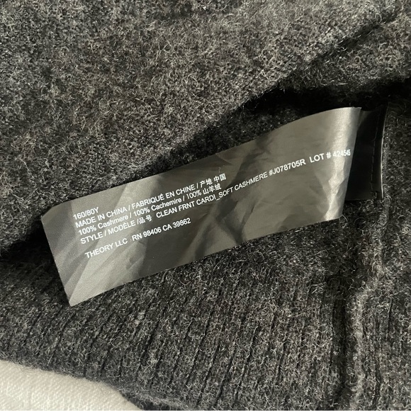 Theory 100% Cashmere Cardigan - Picture 5 of 7